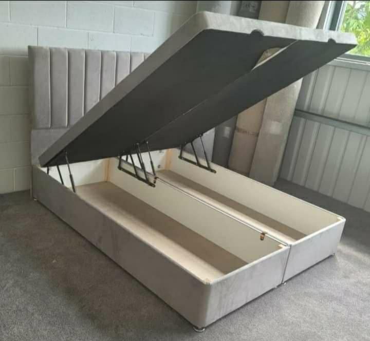 Divan Ottoman Storage Wing Bed